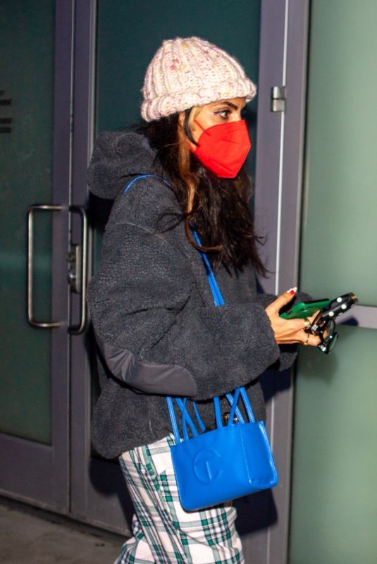 MELODY EHSANI Arrives at Lakers vs. Hawks Game in Los Angeles 01/07/2022