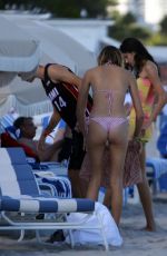 MIA REGAN in Bikini at a Beach in Miami 01/13/2022