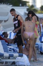 MIA REGAN in Bikini at a Beach in Miami 01/13/2022