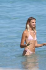 MIA REGAN in Bikini at a Beach in Miami 01/13/2022