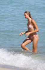 MIA REGAN in Bikini at a Beach in Miami 01/13/2022