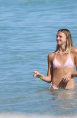 MIA REGAN in Bikini at a Beach in Miami 01/13/2022