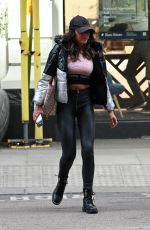 MICHELLE HEATON Leaves Inanch Hair Salon in London 01/24/2022