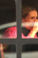 MICHELLE HUNZIKER and AURORA RAMAZZOTTI Out for Dinner in Milan 01/16/2022