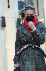 MICHELLE HUNZIKER at Armani Show Room in Milan 01/17/2022