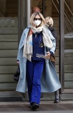 MICHELLE HUNZIKER Out and About in Milan 01/21/2022
