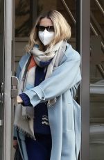 MICHELLE HUNZIKER Out and About in Milan 01/21/2022