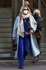MICHELLE HUNZIKER Out and About in Milan 01/21/2022