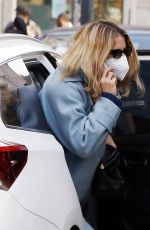 MICHELLE HUNZIKER Out and About in Milan 01/21/2022