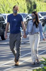 MILA KUNIS and Ashton Kutcher Out for Lunch in Beverly Hills 01/26/2022