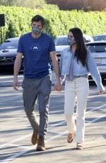 MILA KUNIS and Ashton Kutcher Out for Lunch in Beverly Hills 01/26/2022