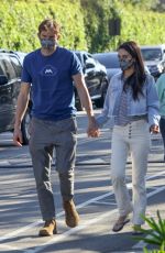 MILA KUNIS and Ashton Kutcher Out for Lunch in Beverly Hills 01/26/2022