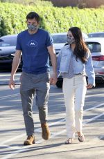 MILA KUNIS and Ashton Kutcher Out for Lunch in Beverly Hills 01/26/2022