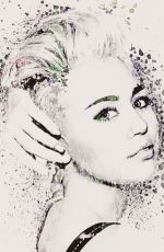 MILEY CYRUS in The Miley Cyrus Fanbook, January 2022