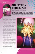 MILEY CYRUS in The Miley Cyrus Fanbook, January 2022