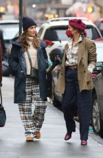 MINKA KELLY and KATE HADSON and Danny Fujikawa Out for Coffee in New York 01/28/2022