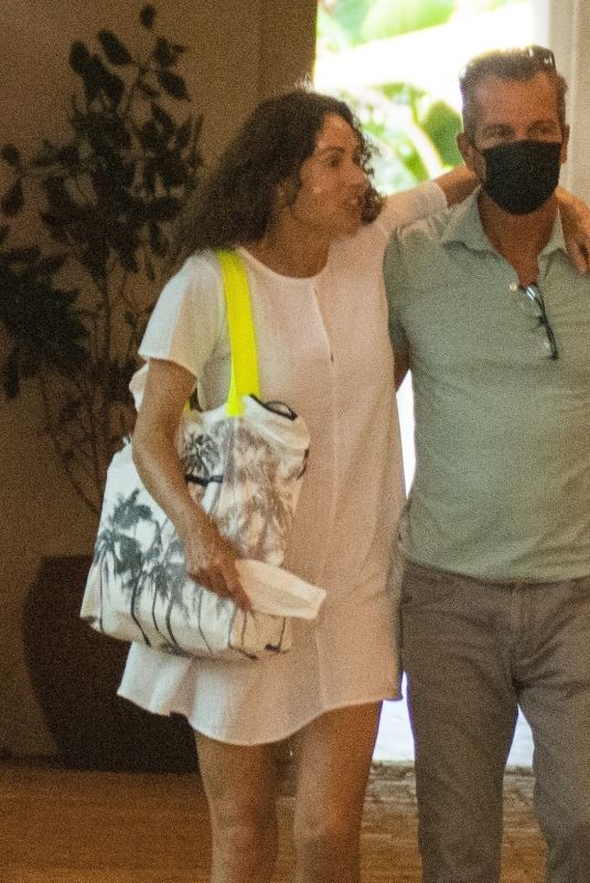 MINNIE DRIVER and Addison O’Dea Out in Barbados 01/26/2022