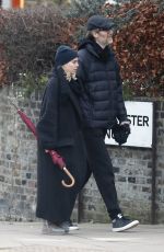 MIRCEA MONROE and Stephen Merchant Out in London 01/03/2022