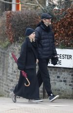 MIRCEA MONROE and Stephen Merchant Out in London 01/03/2022