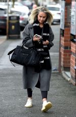 MOLLY MAE HAGUE Leaves Wilmslow Hair Salon in Cheshire 01/11/2022