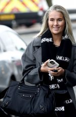 MOLLY MAE HAGUE Leaves Wilmslow Hair Salon in Cheshire 01/11/2022