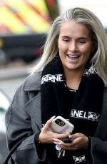 MOLLY MAE HAGUE Leaves Wilmslow Hair Salon in Cheshire 01/11/2022
