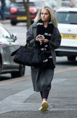MOLLY MAE HAGUE Leaves Wilmslow Hair Salon in Cheshire 01/11/2022