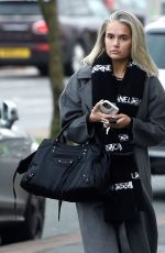 MOLLY MAE HAGUE Leaves Wilmslow Hair Salon in Cheshire 01/11/2022