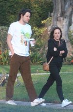 MOLLY SHANNON and Zach Woods Out in Los Angeles 01/18/2022