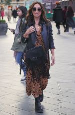 MYLEENE KLASS Arrives at Global Radio Studios in London 01/29/2022