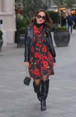 MYLEENE KLASS Leaves Smooth Radio Studios in London 01/15/2022