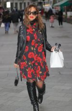 MYLEENE KLASS Leaves Smooth Radio Studios in London 01/15/2022