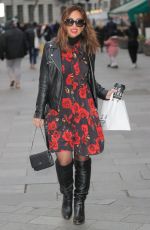 MYLEENE KLASS Leaves Smooth Radio Studios in London 01/15/2022