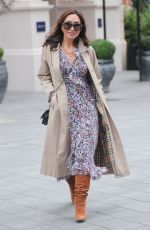 MYLEENE KLASS Leaves Smooth Radio Studios in London 01/21/2022