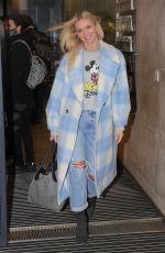 NADIYA BYCHKOVA in Ripped Denim Out in London 01/04/2022