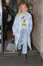 NADIYA BYCHKOVA in Ripped Denim Out in London 01/04/2022