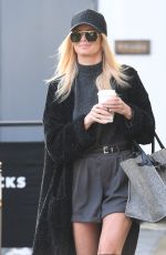 NADIYA BYCHKOVA Out for Morning Coffee at Starbucks in Birmingham 01/19/2022