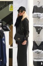 NADIYA BYCHKOVA Out Shopping in Birmingham 01/21/2022