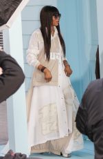 NAOMI CAMPBELL Arrives at Louis Vuitton Show at Paris Fashion Week 01/20/2022