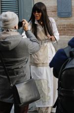 NAOMI CAMPBELL Arrives at Louis Vuitton Show at Paris Fashion Week 01/20/2022