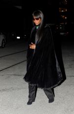 NAOMI CAMPBELL Night Out in Los Angeles 01/16/2022