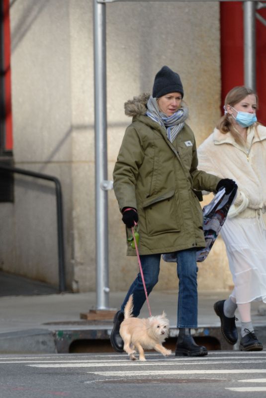NAOMI WATTS Out and About in New York 01/16/2022