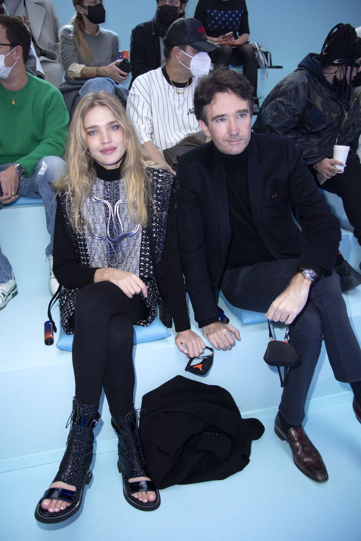 NATALIA VODIANOVA at Louis Vuitton Men’s Fashion Show in Paris 01/20 ...