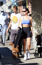 NATALIE JOY Shopping at Farmers Market in Los Angeles 01/23/2022