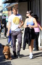 NATALIE JOY Shopping at Farmers Market in Los Angeles 01/23/2022