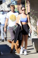 NATALIE JOY Shopping at Farmers Market in Los Angeles 01/23/2022