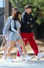 NESSA BARRETT and SABRINA QUESADA at Dogpound Gym in West Hollywoos 01/14/2022