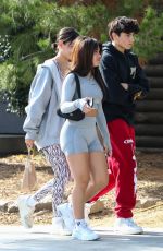 NESSA BARRETT and SABRINA QUESADA at Dogpound Gym in West Hollywoos 01/14/2022