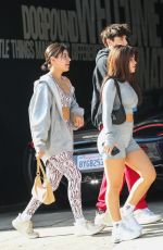 NESSA BARRETT and SABRINA QUESADA at Dogpound Gym in West Hollywoos 01/14/2022