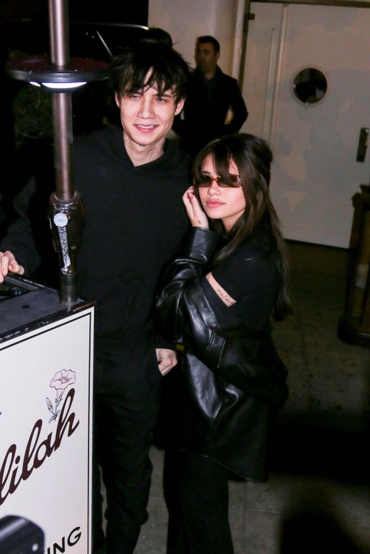 NESSA BARRETT Arrives at Ian Dior’s Album Release Party in West Hollywood 01/20/2022